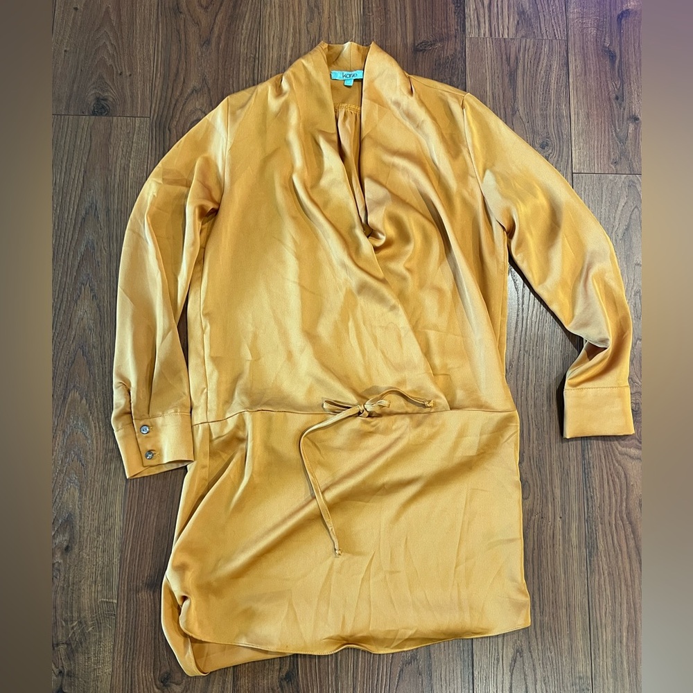 Karlie Mustard Size M Dress